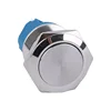 Metal Auto On Off 3 Pin 22mm 1NO1NC Flat Flush Latching Cabinet Locks Waterproof Elevator Push Button
