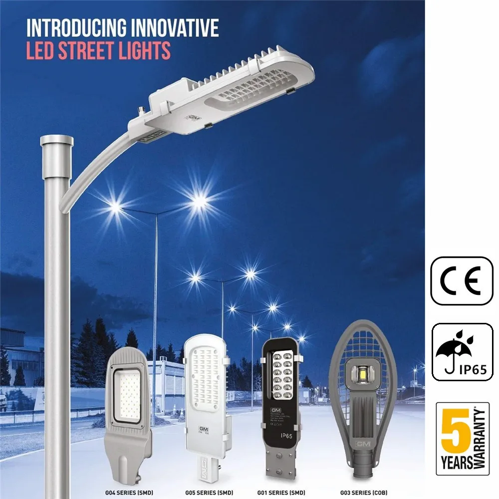 Professional factory 60w solar powered led street lighting luminaires