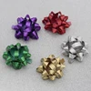 star ribbon bows/Star bow by machine for X'mas day and gift boxes in holographic poly material