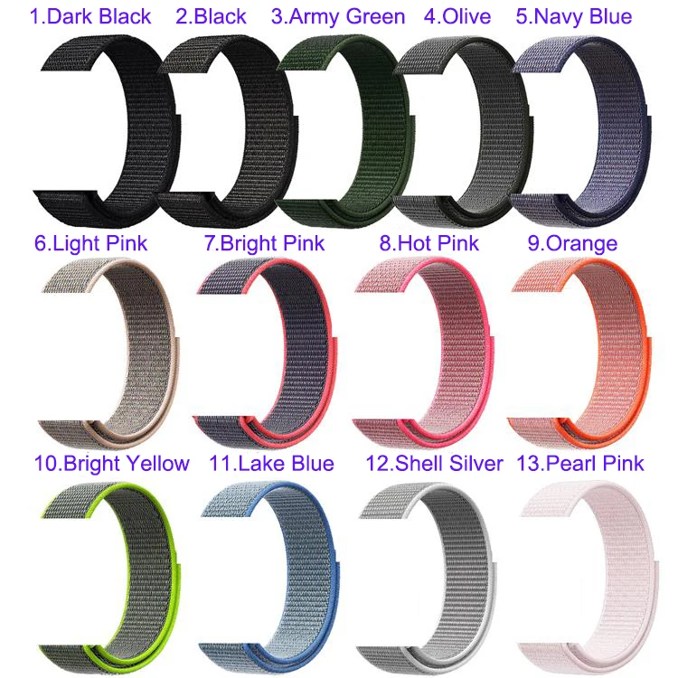 38mm 42mm 40mm 44mm 41mm 45mm Rubber Silicone Watch Strap Band For