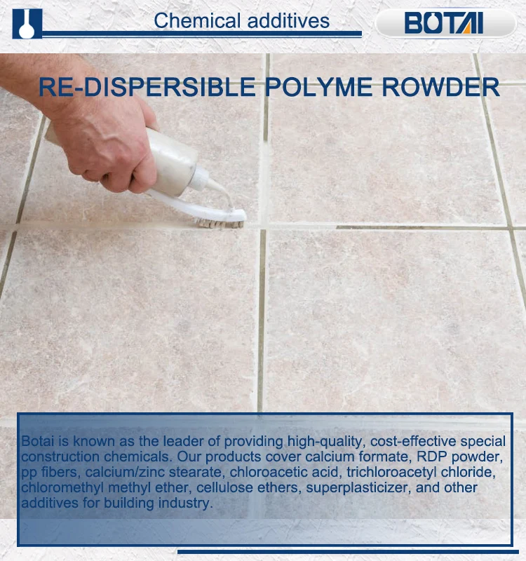 Redispersible Powder For Tile Grout Decoration Redispersible Powder For Tile Grout