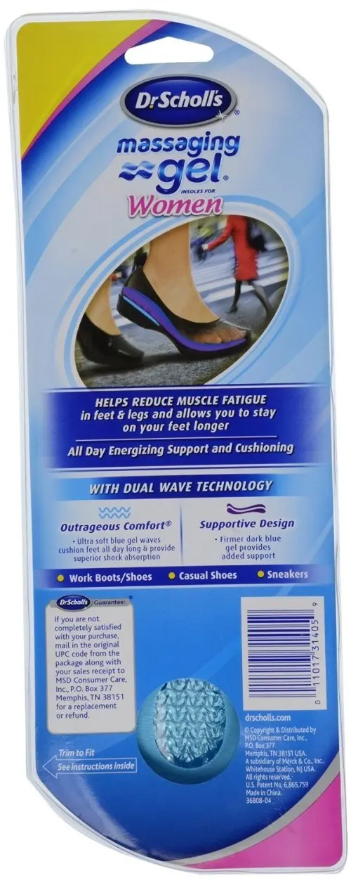 dr scholls silicone insoles