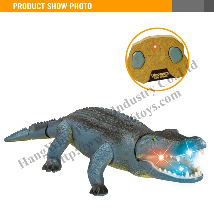 新设计热卖 2ch 红外遥控鳄鱼与光和声音不包括电池