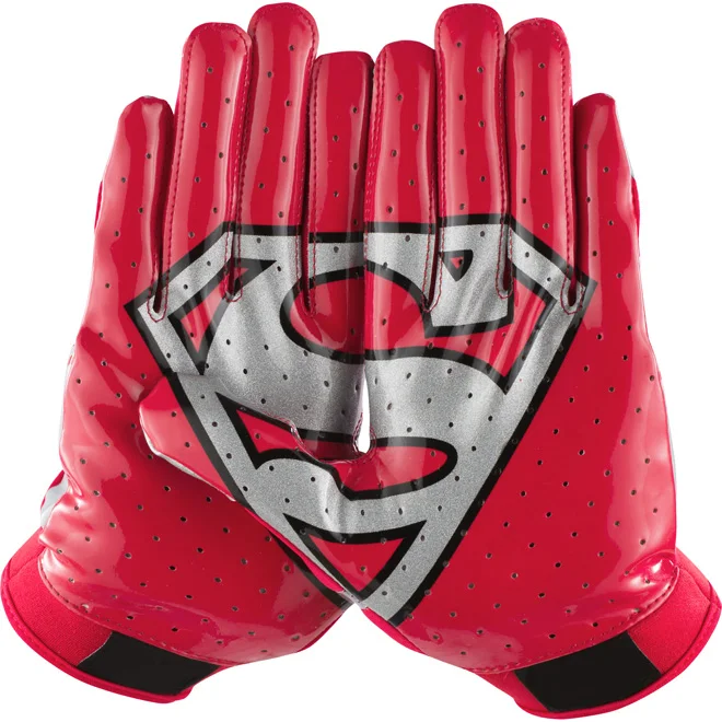 Custom Palm American Football Gloves / Super-sticky American Football ...