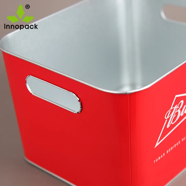8qt Rectangle Galvanized Ice Bucket With Best Price Buy Ice Bucket
