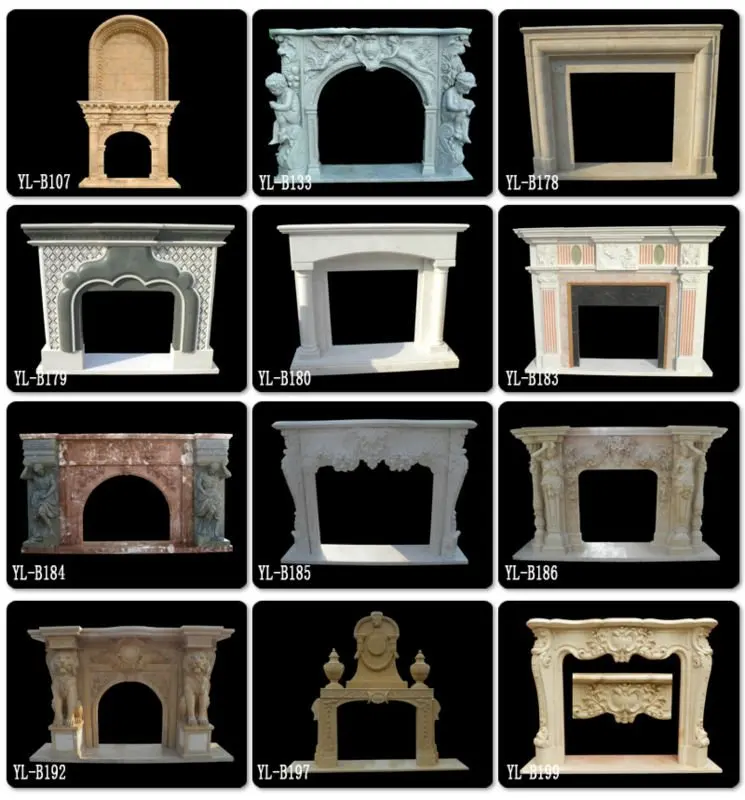 Wholesale Indoor Marble Fireplace