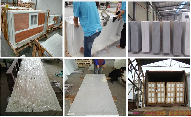 Sh8329-libro Hecho A Medida,Cuarzo Blanco De Calacatta Combinado Para