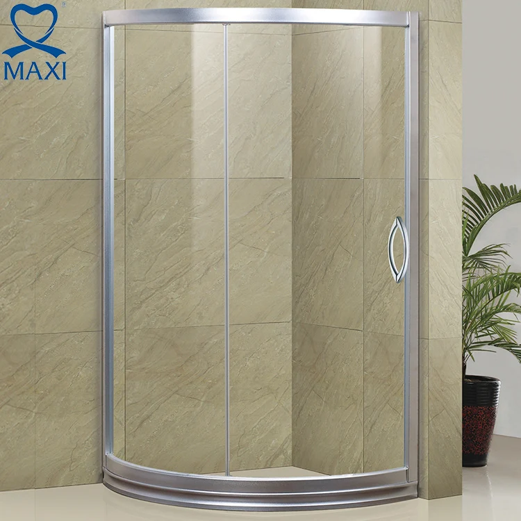 Good manufacturer 6mm tempered glass shower room , circular shower enclosure with aluminium alloy frame