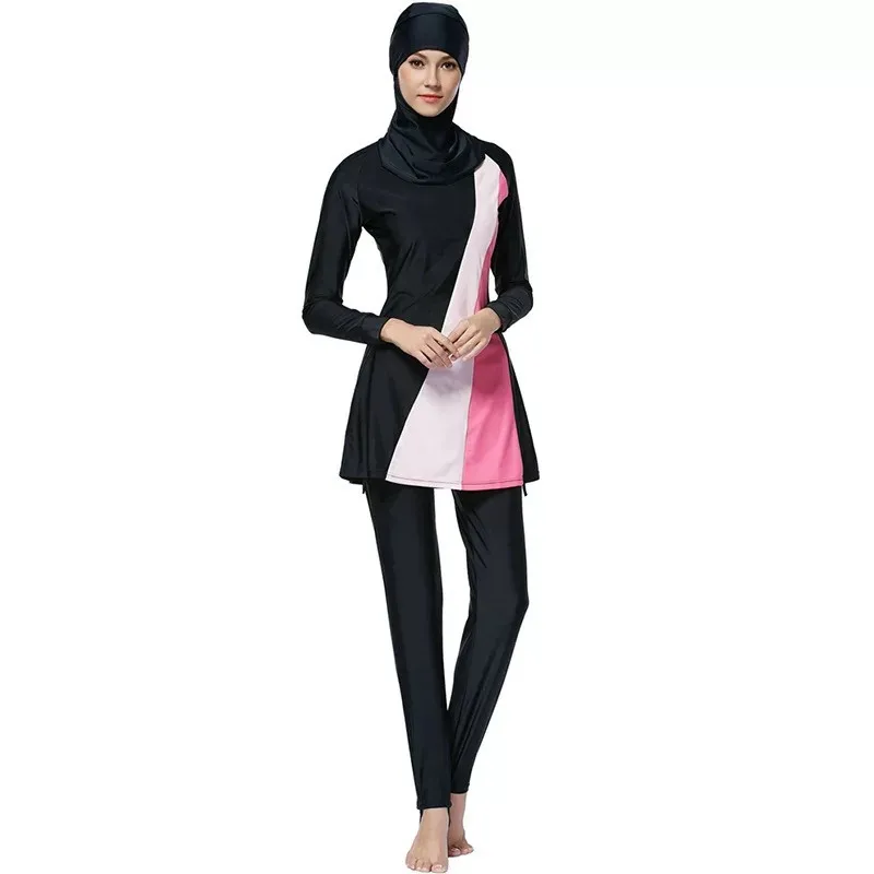 Ladies Full Cover Muslim Hooded Swimwear Islamic Womens Bathing Suit ...