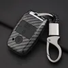 Intelligence Control Key 3 Button Case Silicone ABS Plastic Double Protection Key Holder Cover