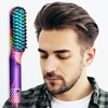 Professional Beard Hair Straightener Hairdressing Comb Straightening Brush Multifunctional Hair Curler Man Electric Hair Tools