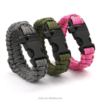 Whole Mutifunction Camping Survival Paracord Comp Whistle Whole Mutifunction Camping Survival Paracord Comp Whistle Bracelet With Release Buckle Logo