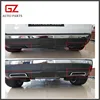 Rear exhaust chrome plated plastic parts for 2017 new peugeot 3008 5008