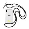 Customized Soft Shockproof TPU Mobile Necklace Crossbody Phone Case For iPhone Xs max for Samsung S10 Plus