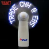 2019 SUNJET Products Souvenir Light Up Toy Fan Led Custom Message Fan
