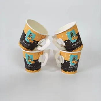 customized oz single paper handle cup coffee larger