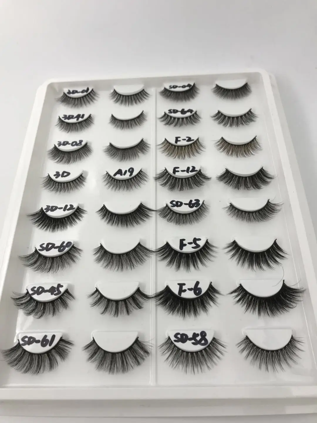 Wholesale Cheap Faux Mink Lashes Synthetic 3d False Eyelashes