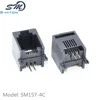 Telephone PCB RJ11 Right Angle 4 Core Modular Jack