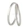 SENFAI Fashion very simple couple ring silver ring for lovers