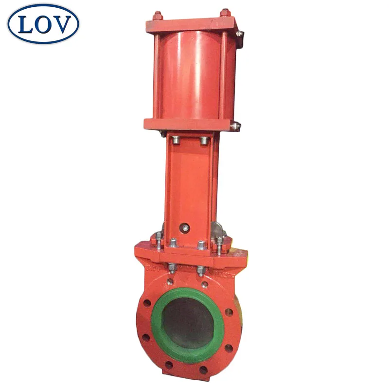 Price Customized Electric Actuated Motorized Rubber Lined Cast Iron