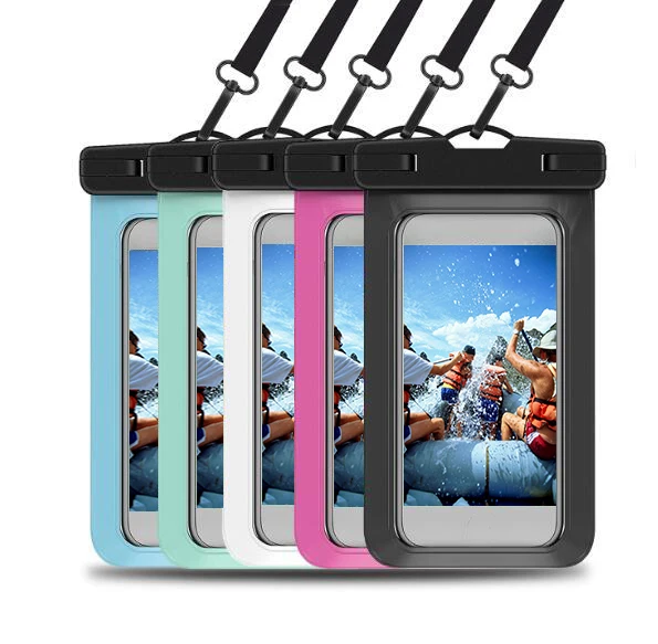 PVC IPX8 Snowproof Cellphone Pouch Mobile Phone Waterproof Bag for Skiing Opp Bag / Blister Packaging / Gift Box Customizable
