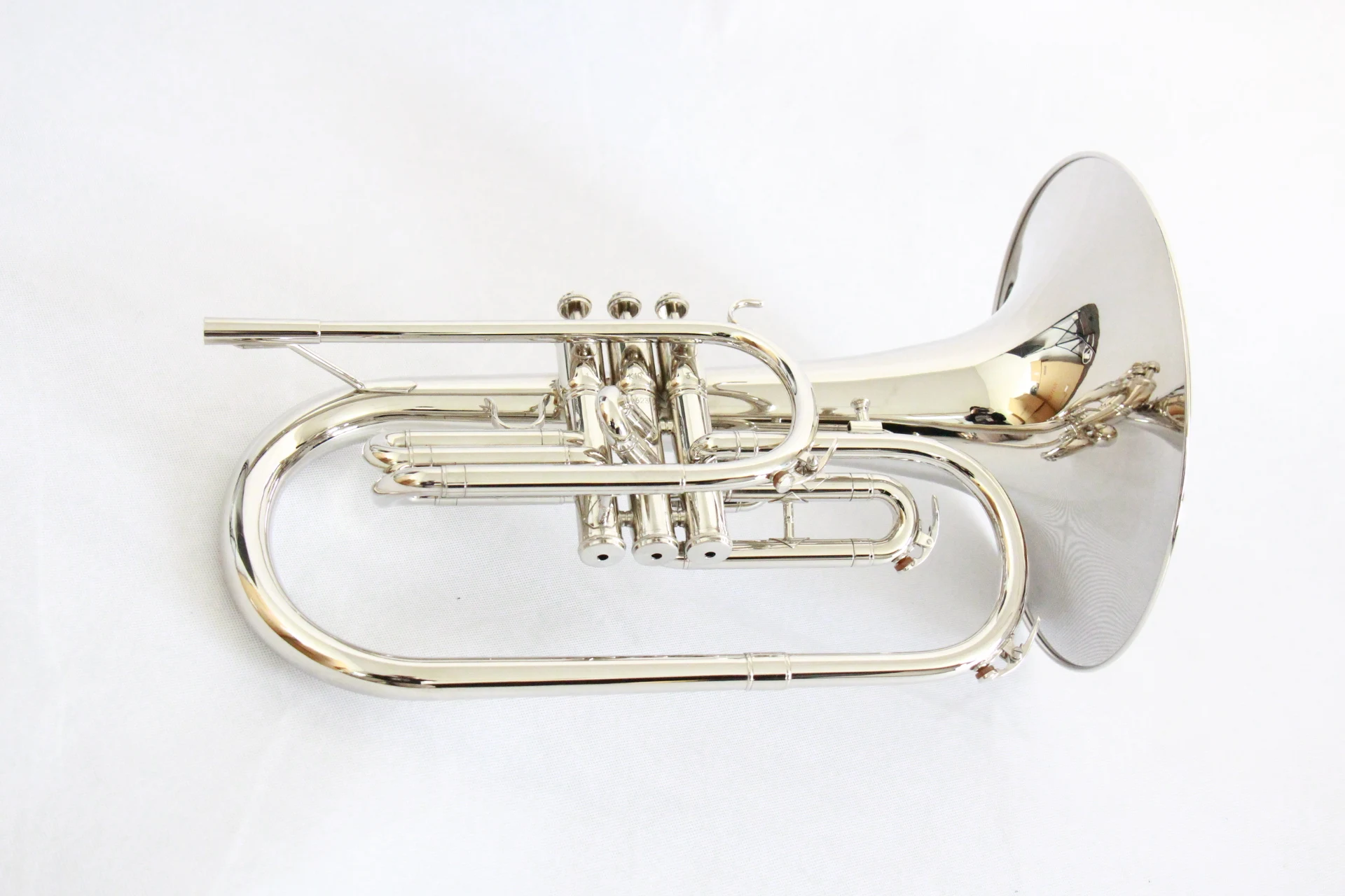 Good Quality Handcraft Mellophone Yellow Brass Instrument Bb Tone