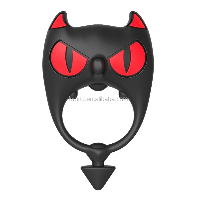 Little Devil version vibrating cock ring with motion big cock man sex toy (4).jpg