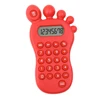 promotional gift foot shape maze game calculator for kids