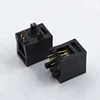 52 Series Top Entry Electrical Ethernet Vertical 4P4C RJ11 Jack Single Port RJ45 Female Socket