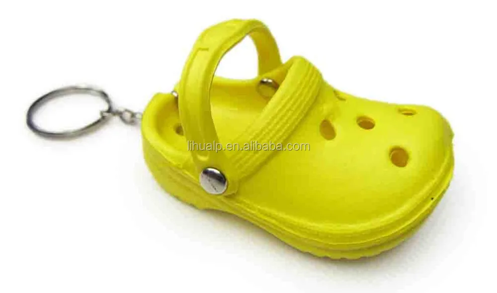 yellow croc keychain