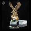 Personalized Customize Brass Crystal Eagle For Business Souvenir Custom Oscar Trophy