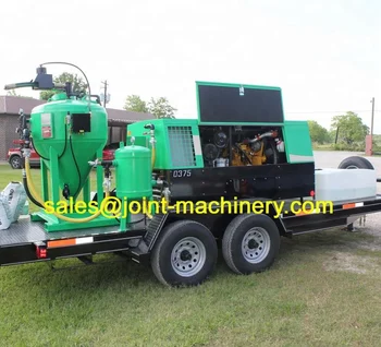 dustless db blasting blaster machine sand mobile wet unit air compressor larger