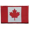 Flag of Canada Canadian National The Maple Leaf Morale Embroidery Hook & Loop Ensign Patch 3.15" x 1.97"
