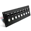 ABS Material 8gang 12V 10A circuit breaker 45A Marine Touch Screen Panel blue LED Light Switch Panel