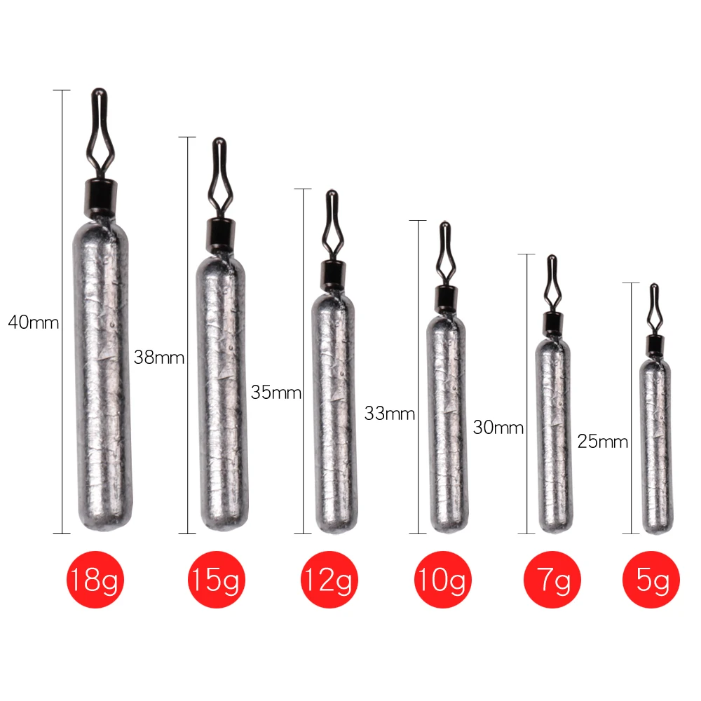  LUSHAZER lead molds sinker accessories hook 5/7/10/12/15/18g lead fishing weights.jpg