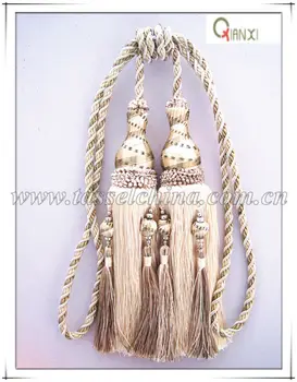 High Quality Modern Tassels Tiebacks Double Tie Backs For Curtain