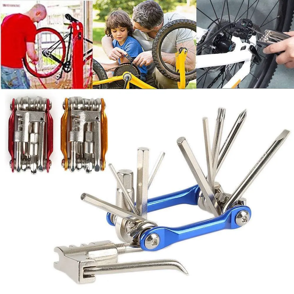 Herramientas Para Bicicletas Allinone Multi Bicycle Tool Kit Portable Folding Bicycle Repair