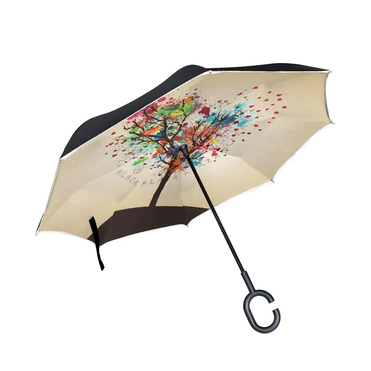 Personalized Drop Spray Splash Portable Umbrella Fashion Folding Travel Umbrella