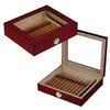 12 CT Cherry Spanish Cedar Lining Wooden Cigar Boxes