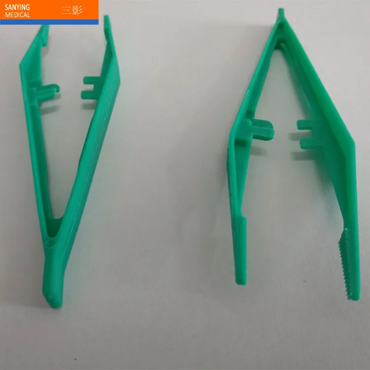 Disposable Green Color Medical Clamp Plastic Forceps Buy Medical