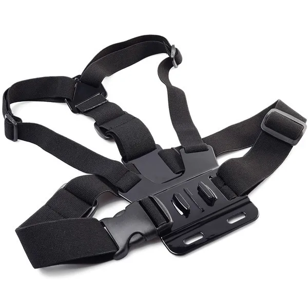 Go Pro Adjustable Chest Body Tripod Harness Belt Strap Mount Black For Gopro Hero 4 3
