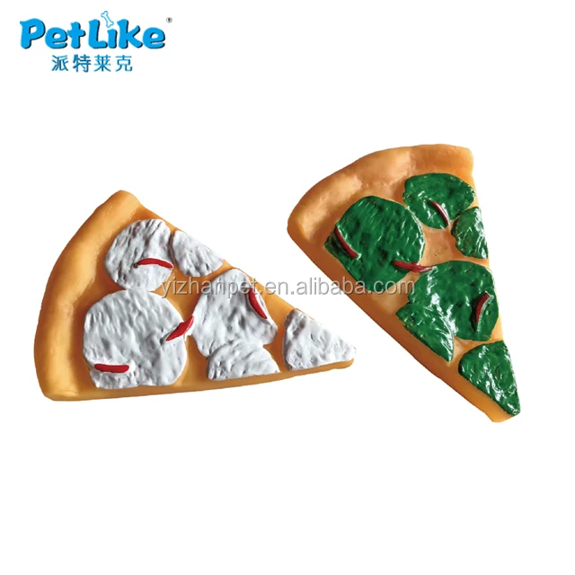 squeaky pizza dog toy