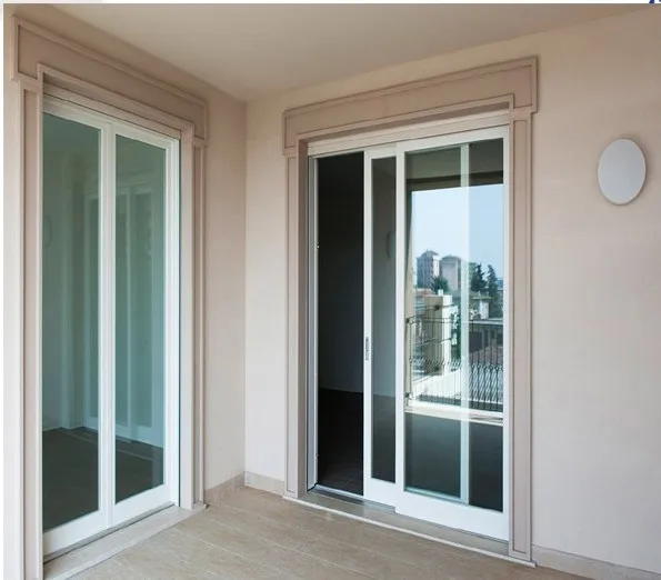 阳台用 pvc 玻璃推拉门