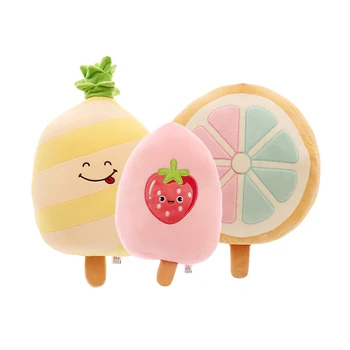 plush peach pillow