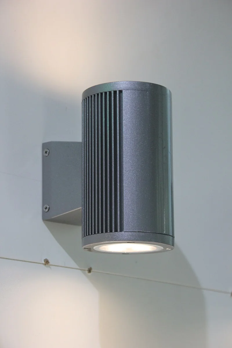 led户外壁灯壁挂式led灯壁包压铸铝ibestpower建筑单色grey(ral9023)