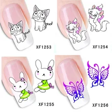 20 styles Nails Stickers Nail Art Water Transfer DIY Decals Beauty Designer Pegatinas Capsule Ongle French