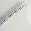 Food grade transparent fabric steel wire reinforced spring pvc hose pipe