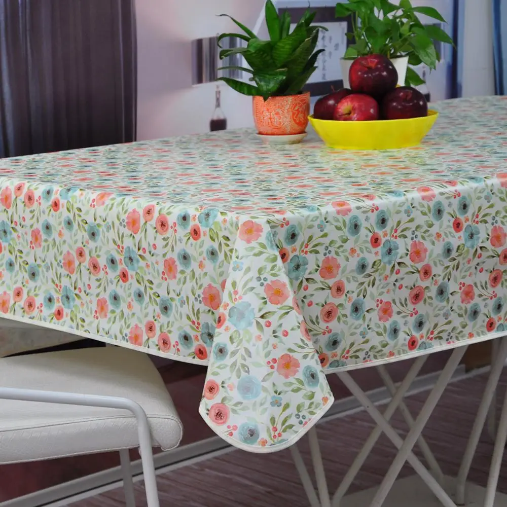 Plastic Tablecloth Decorative Printed 