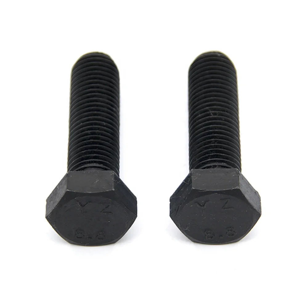 
M20x70 din933 grade 8.8 YZ head mark hex bolts 