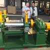 Rubber and plastic refiner mill